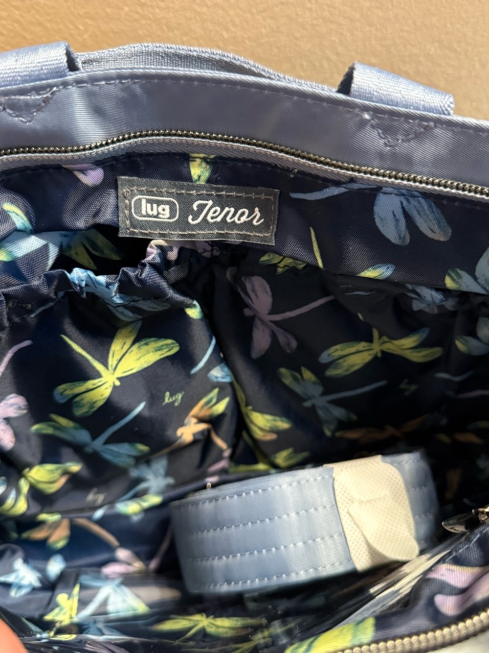Lug Tenor Blue Moon NWT  Tote and Wallet pouch Set - Picture 3 of 5